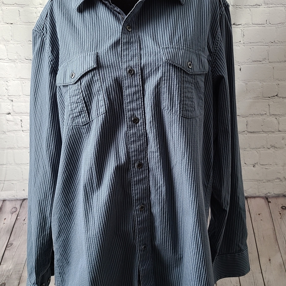 Rock & Republic Blue Button Down Shirt
